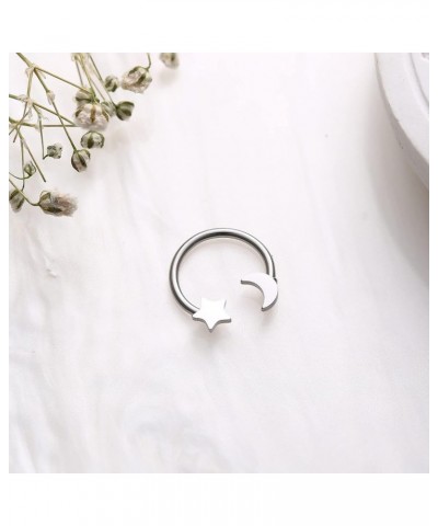 Cute Septum Jewelry Star Septum Ring 16G Septum Rings Stainless Steel Cool Septum Rings Heart Butterfly Septum Ring mix style...