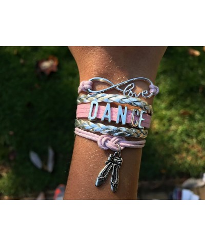 Dance Bracelet- Girls Dance Jewelry - Gift For Dance Recitals, Dancers and Dance Teams Pink Ballet Bracelet $8.09 Bracelets