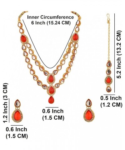 Indian Bollywood Traditional Kundan Pearl Wedding Choker Necklace Earrings Jewelry Set Style 6 $13.43 Jewelry Sets