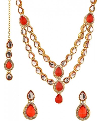 Indian Bollywood Traditional Kundan Pearl Wedding Choker Necklace Earrings Jewelry Set Style 6 $13.43 Jewelry Sets