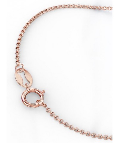 10K Personalized Name Necklace in Challenge Font by JEWLR 18.0 Inches Rose Gold $61.60 Necklaces