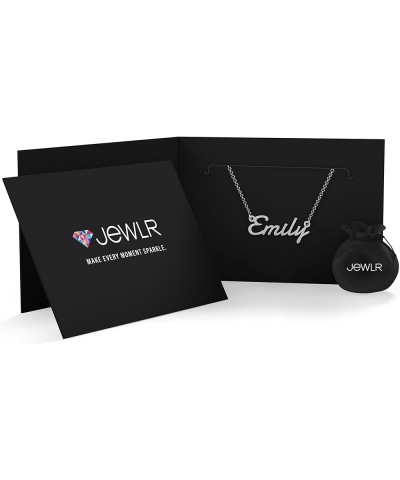 10K Personalized Name Necklace in Challenge Font by JEWLR 18.0 Inches Rose Gold $61.60 Necklaces