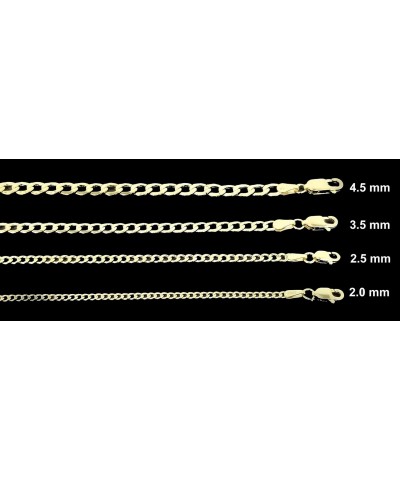 10k Yellow Gold Hollow C-Link Men and Women Bracelet/Anklet 3.5mm, 6.5 $42.12 Anklets