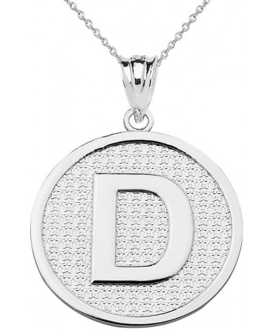 925 Sterling Silver Initial Letter D Pendant Necklace 20.0 Inches $20.05 Necklaces