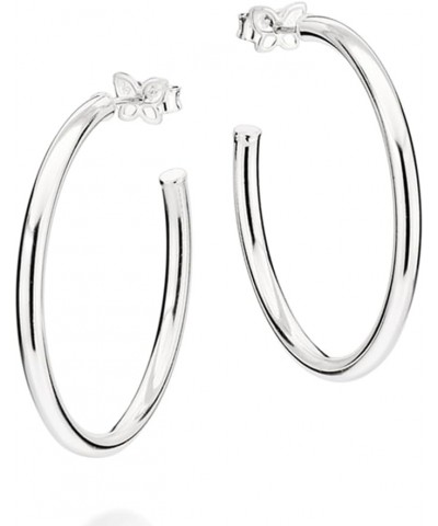 925 Sterling Silver Hoop Earrings - Classic Hoops handcrafted with elegance for enduring style and moments $20.58 Earrings