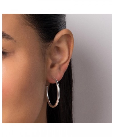 925 Sterling Silver Hoop Earrings - Classic Hoops handcrafted with elegance for enduring style and moments $20.58 Earrings