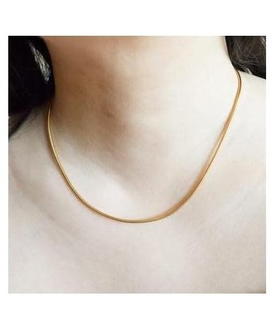 Sterling Silver 1MM- 2.5MM Italian Solid Round Snake Chain Necklace-Sterling Silver Gold Chain for Pendants, Magic Flexible S...