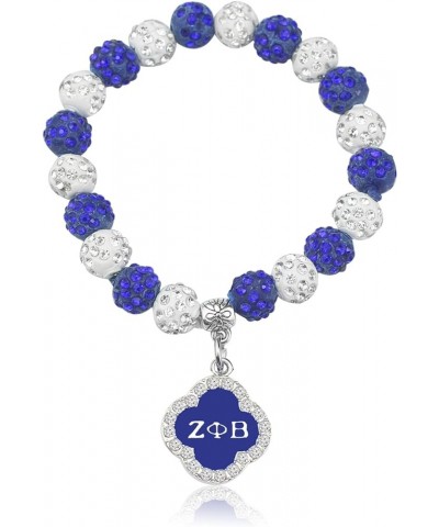 Crystal ZPB Bracelet for Women Greek Sorority Paraphernalia Gift ZPB Jewelry 1920 Finer Women Gift ZOB Bracelet $10.24 Bracelets