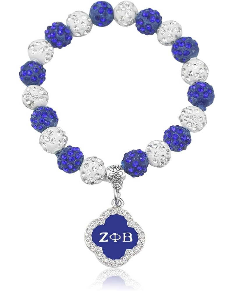 Crystal ZPB Bracelet for Women Greek Sorority Paraphernalia Gift ZPB Jewelry 1920 Finer Women Gift ZOB Bracelet $10.24 Bracelets