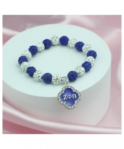 Crystal ZPB Bracelet for Women Greek Sorority Paraphernalia Gift ZPB Jewelry 1920 Finer Women Gift ZOB Bracelet $10.24 Bracelets