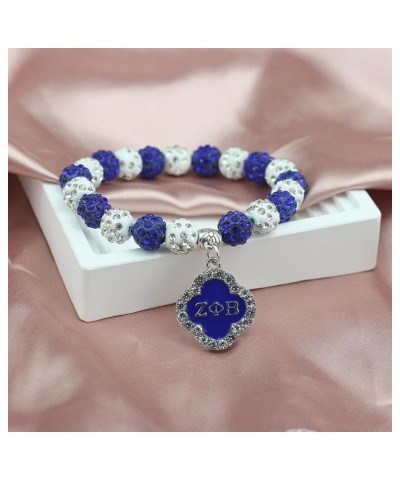 Crystal ZPB Bracelet for Women Greek Sorority Paraphernalia Gift ZPB Jewelry 1920 Finer Women Gift ZOB Bracelet $10.24 Bracelets