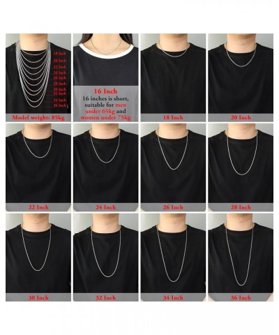 Twist Chain Necklace - Stainless Steel Rope Jewelry for Men & Women 22 Inches 8mm Wide $9.71 Necklaces