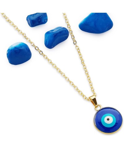 14K Gold Plated Evil Eye Pendant, Heart Evil Eye Necklace for Women with Gift Box | Adjustable Chain, Minimalist, Tiny Dainty...