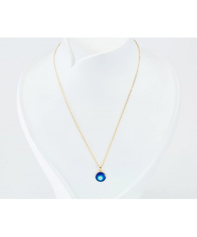 14K Gold Plated Evil Eye Pendant, Heart Evil Eye Necklace for Women with Gift Box | Adjustable Chain, Minimalist, Tiny Dainty...