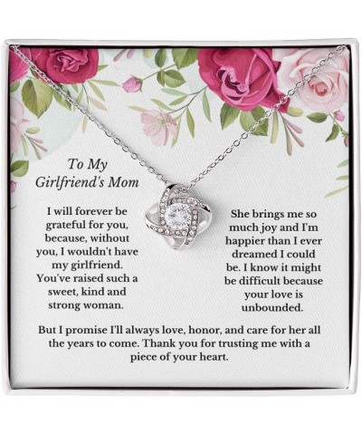 To My Girlfriend's Mom Necklace, Gifts for Girlfriends Mom, Necklace for Girlfriends Mom, Birthday Gift For Girlfriend‘s Mom,...