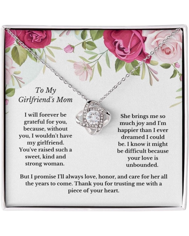 To My Girlfriend's Mom Necklace, Gifts for Girlfriends Mom, Necklace for Girlfriends Mom, Birthday Gift For Girlfriend‘s Mom,...