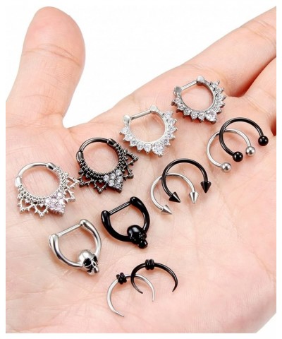 Septum Rings Septum Jewelry Daith Piercing Jewelry Septum Rings 16g Septum Ring Septum Piercing Septum Smiley Piercing Jewelr...