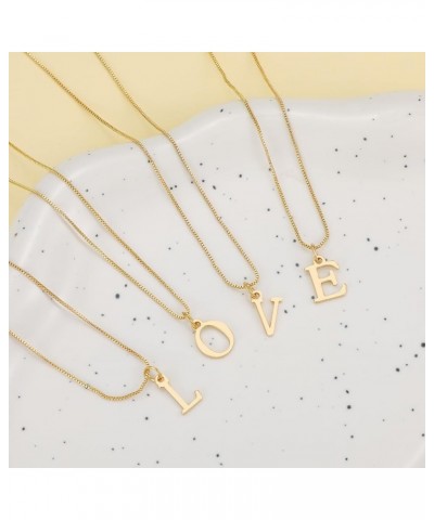 Gold Initial Necklaces for Women Trendy, Dainty 14K Gold Plated Layered Initial Necklace Cute Heart Pendant Choker Necklace S...