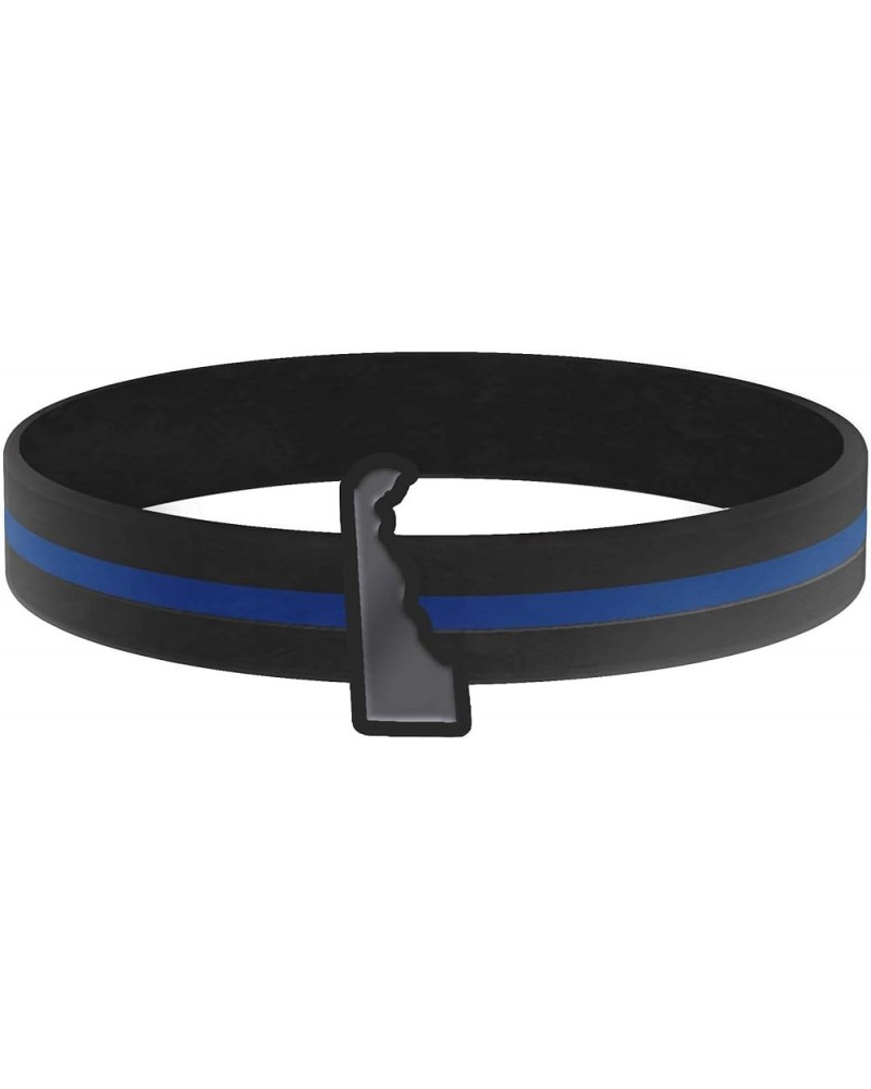 Thin Blue Line State Bracelets 7.0 Inches Delaware $8.05 Bracelets