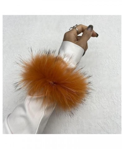 Women's Feather Slap Bracelet Snap Cuff Bracelets Fluffy Feather Cuffs Sleeves Wrist Decoration Cuff Sleeves Slap Type 7 $9.4...