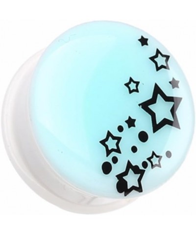 Glow in the Dark Star Cluster Single Flared WildKlass Ear Gauge Plug (Sold as Pairs) 7/8" (22mm) $9.87 Body Jewelry