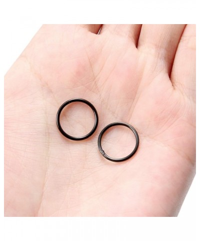 18g-16g-14g Surgical Steel Hinged Segment Hoop for Nose Septum Cartilage Helix Tragus Conch Rook Daith Lobe 6mm-8mm-10mm-12mm...