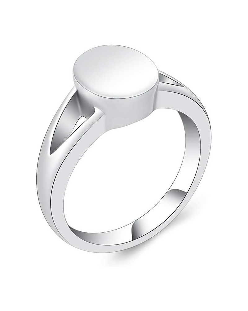 Cremation Ring for Ashes Heart Memorial Keepsake Ring for Ashes Holder Ash for Pet/Human Urn Ring for Women Silver $12.14 Rings