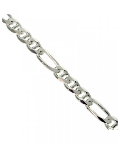 Sterling Silver 4.5mm Figarucci Link Chain Necklaces & Bracelets Beveled Edges Nickel Free Italy 7-30 inch 18.0 Inches $13.25...