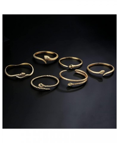 Snake Bangles Gold Sexy Rhinestone Open Bangle Cuff Crystal Bracelet Jewelry (bl003557) Style 3 $10.35 Bracelets