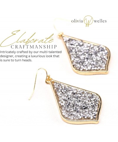 Statement Earrings for Women, Dangle and Drop Earrings for Women, Exquisite Craftsmanship for Every Occasion or Event Crystal...