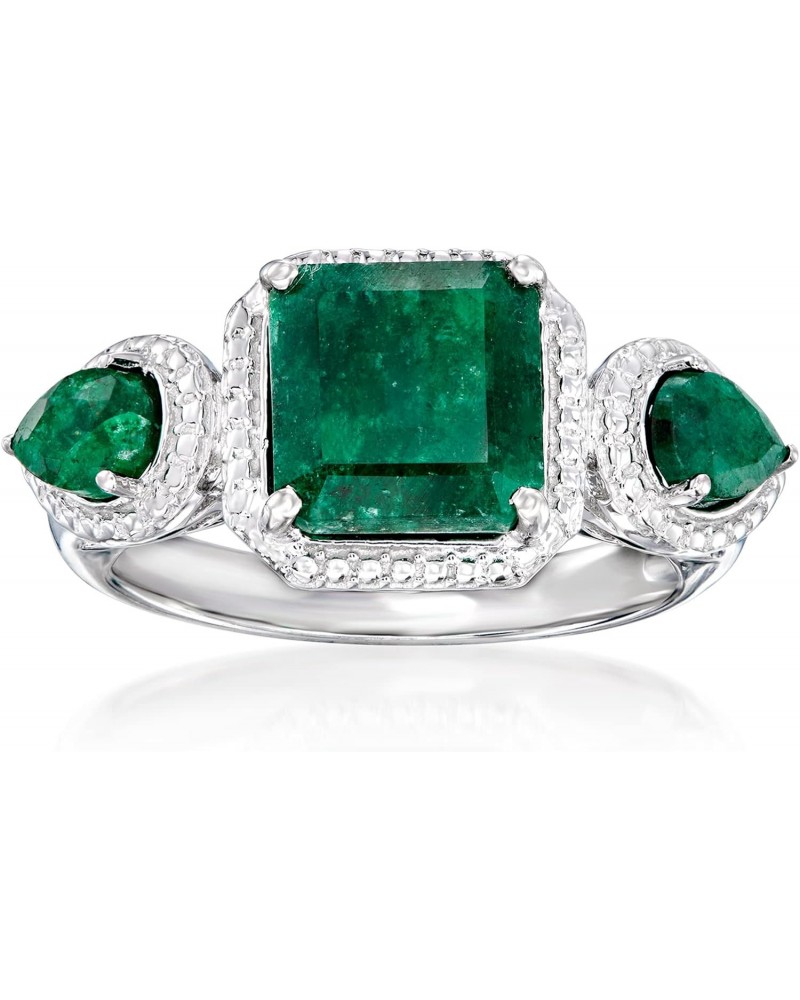 2.50 ct. t.w. Emerald Ring in Sterling Silver $41.60 Rings