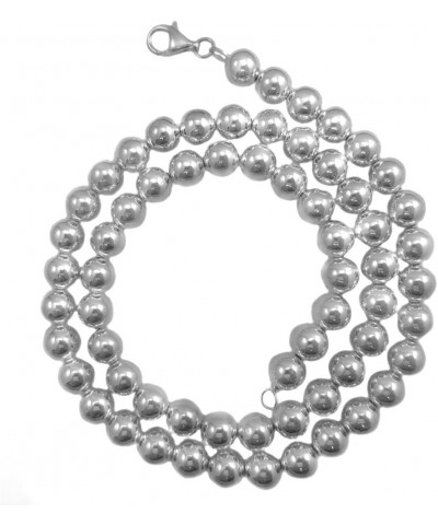 8mm Loose-Ball Chain .925 Italian Sterling Silver Necklace. 20,22,24 Inches 20.0 Inches $50.34 Necklaces