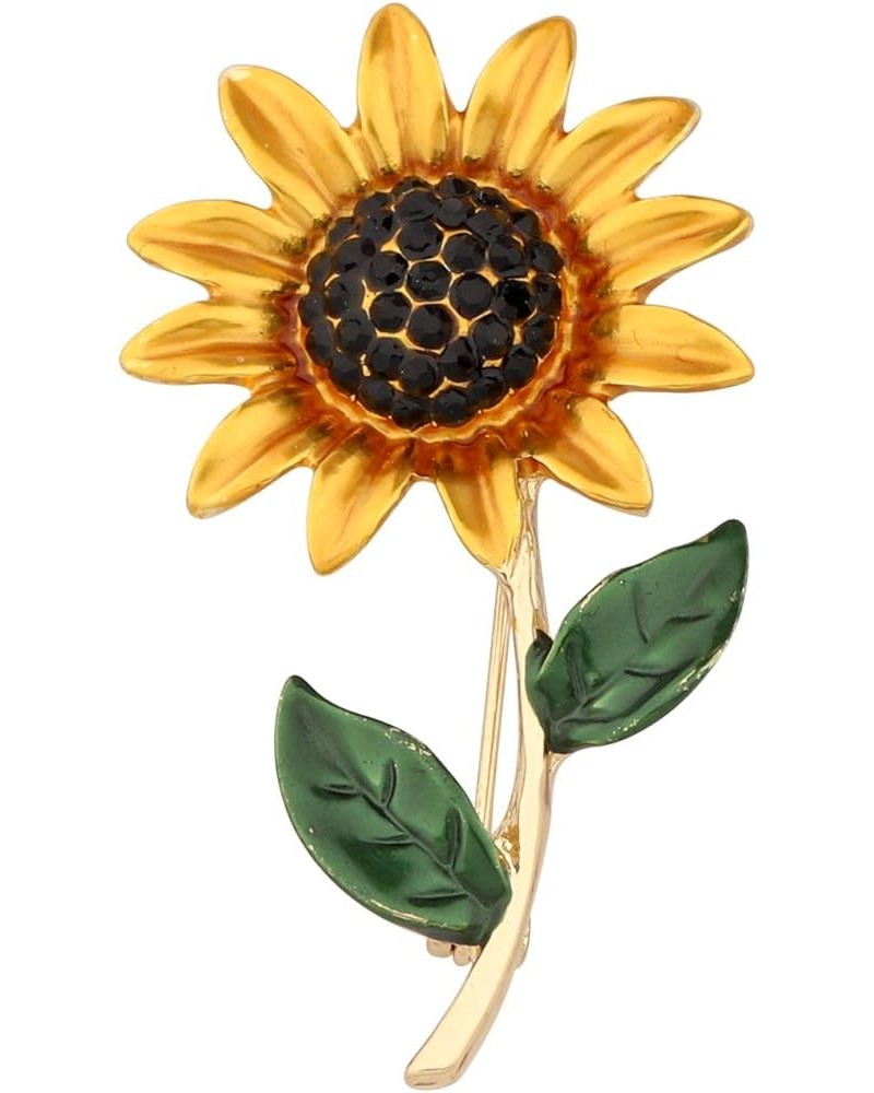 Sunflower Pin You Are My Sunshine Inspirational Sunflower Jewelry Gift for Women Girl Sunflower Pin $8.13 Brooches & Pins