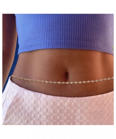 27.5/33.5/40 Inches Waist Belly Chains for the Waist for Women 14K Gold Plated Belly Chains for Women Plus Size Body Chain fo...