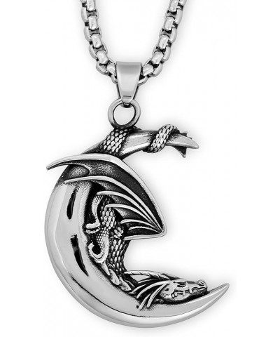 Dragon Necklace, Medieval Mythic Dragon Totem Pendant, Dragon Jewelry Gift for Men and Women 7 $9.89 Necklaces