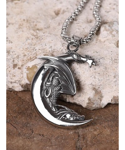 Dragon Necklace, Medieval Mythic Dragon Totem Pendant, Dragon Jewelry Gift for Men and Women 7 $9.89 Necklaces