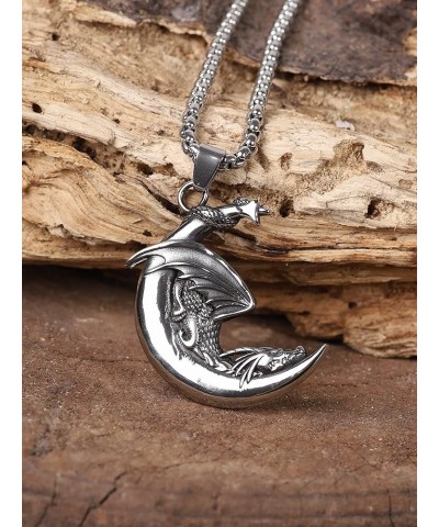 Dragon Necklace, Medieval Mythic Dragon Totem Pendant, Dragon Jewelry Gift for Men and Women 7 $9.89 Necklaces