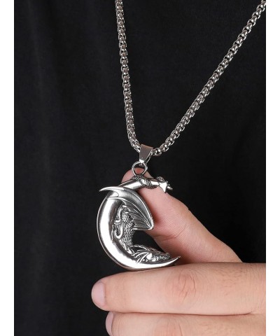 Dragon Necklace, Medieval Mythic Dragon Totem Pendant, Dragon Jewelry Gift for Men and Women 7 $9.89 Necklaces