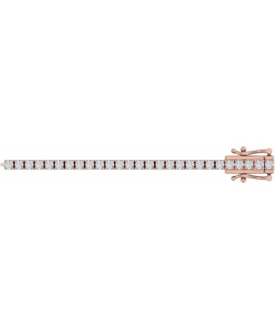 2 to 2 1/3 Carat Diamond Tennis Bracelet in 10K Gold or 950 Platinum (7 to 8 inch) Rose Gold 7.25 Inches $406.00 Bracelets