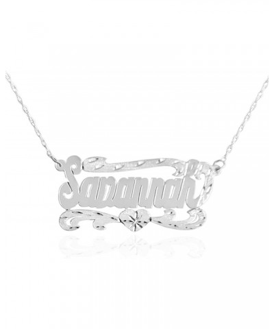 Name Necklace Sterling Silver Personalized Handcrafted with Name of Your Choice - Made in USA $27.94 Necklaces