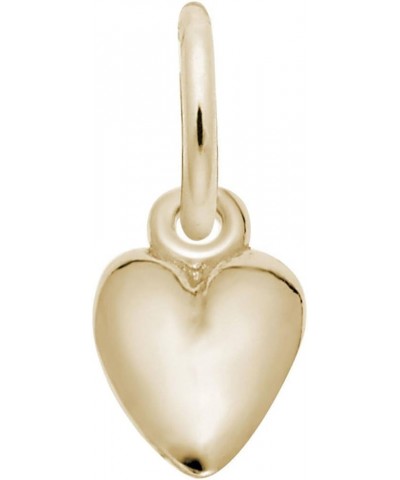 Rembrandt Heart Accent Charm 10K Yellow Gold $34.85 Bracelets