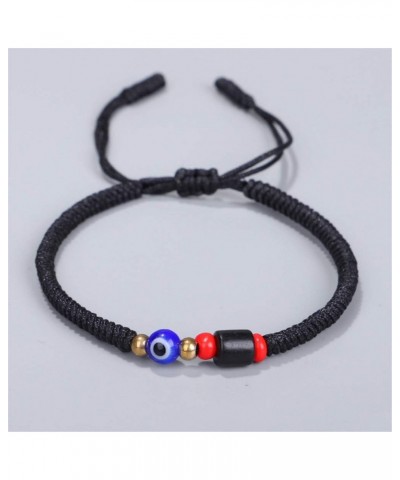 Red/Black Evil Eye Bracelet for Women Men Teen Girls Boys Hand-woven Tibetan Buddhist Bracelets for Protection and Good Luck ...