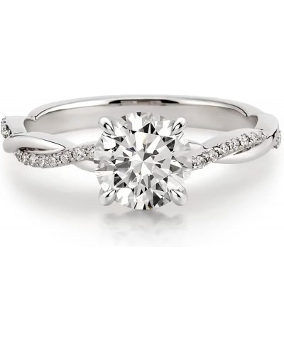 1.16 Carat (ctw) moissanite engagement rings for women 10K 14K 18K gold ring moissanite rings 14K $157.60 Rings