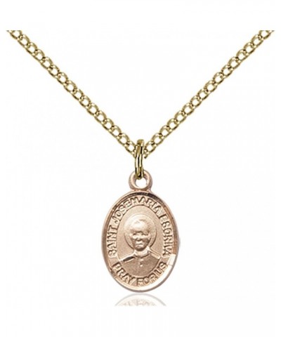 14KT Gold Filled Catholic Patron Saint Petite Charm Medal, 1/2 Inch Saint Josemaria Escriva $42.50 Pendants