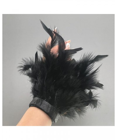 Feather Cuffs Feather Slap Bracelet Feather Snap Ring Wrist Decoration Cuff Sleeves Slap Bangle Women's Wrist Ankle Cuff Hair...