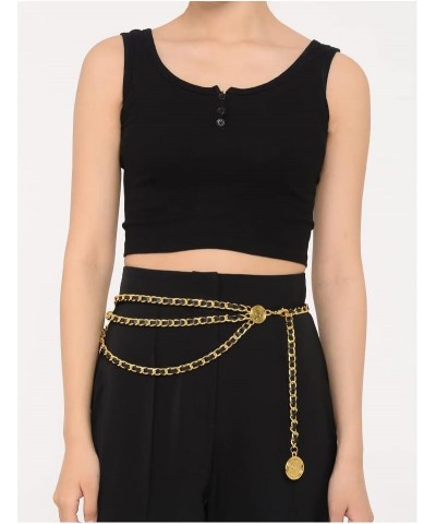 Metal and Leather Waist Chain - The perfect combination of premium metal and microfiber leather White $14.80 Body Jewelry