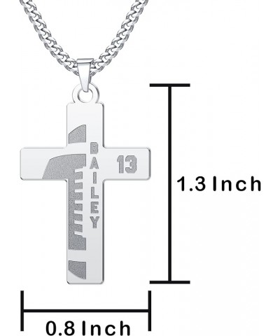 Stainless Steel Personalized Number Necklaces for Athletes Sports Team Jersey Number Pendant Chain Soccer Football Basketball...