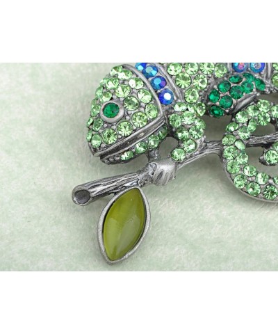 Light Amethyst Rose Pink or Peridot Green Chameleon Lizard Convertible to Pendant Brooch Pin Green $11.99 Brooches & Pins