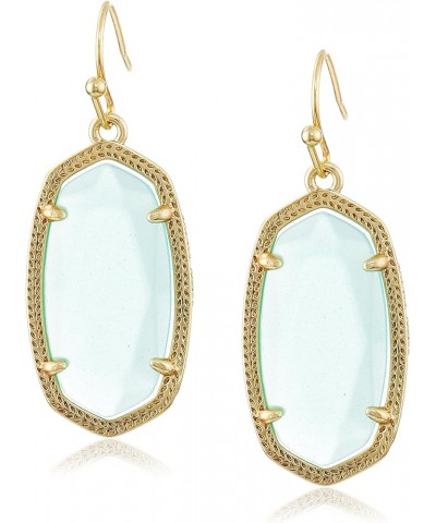 Dani Drop Earrings for Women, Fashion Jewelry Chalcedony/Gold $31.80 Earrings