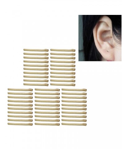 50pcs Tea Stem Stud Earrings Tea Rod Caring Ear Hole Stick Traditional Ears Stick Portable for Women(Slim) $9.96 Earrings